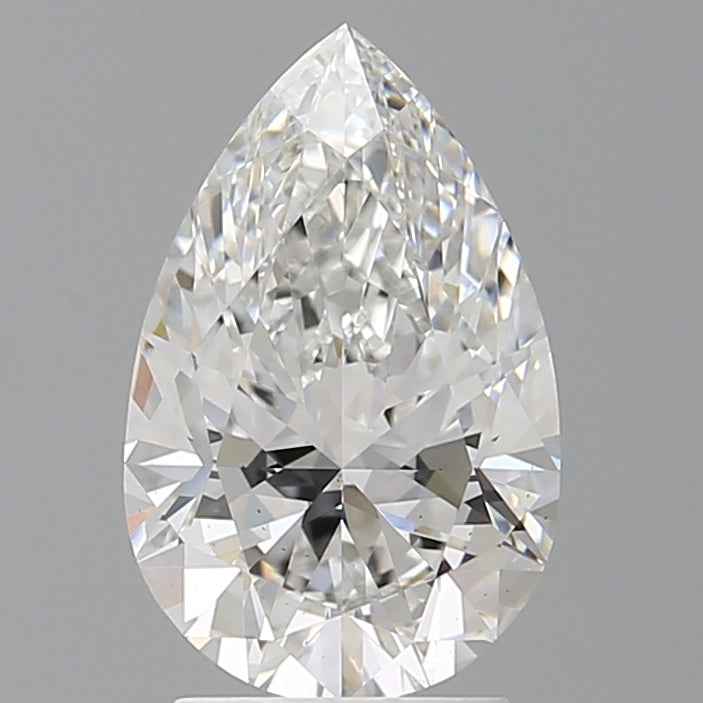 2.60 Carat Pear Shaped, Ideal Cut, E Color, VS2 Clarity, IGI Certified Lab Grown Diamond