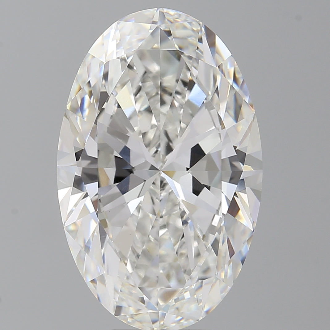 9.54 Carat Oval Shaped, Ideal Cut, F Color, VVS2 Clarity, IGI Certified Lab Grown Diamond