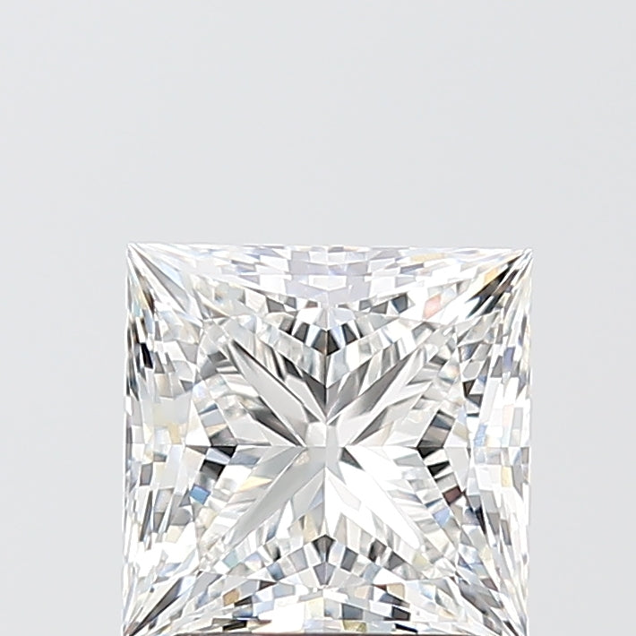2.09 Carat Princess Shaped, Ideal Cut, E Color, VVS2 Clarity, IGI Certified Lab Grown Diamond