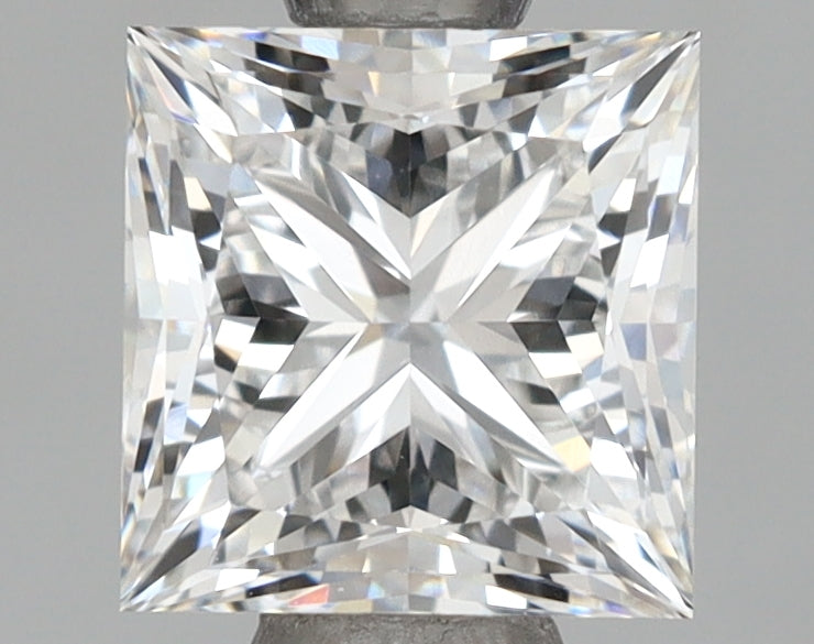 1.08 Carat Princess Shaped, Excellent Cut, E Color, IF Clarity, IGI Certified Lab Grown Diamond