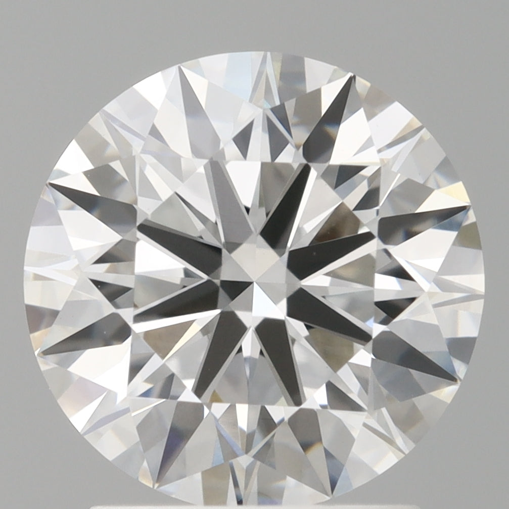 2.10 Carat Round Shaped, Ideal Cut, E Color, VVS2 Clarity, IGI Certified Lab Grown Diamond