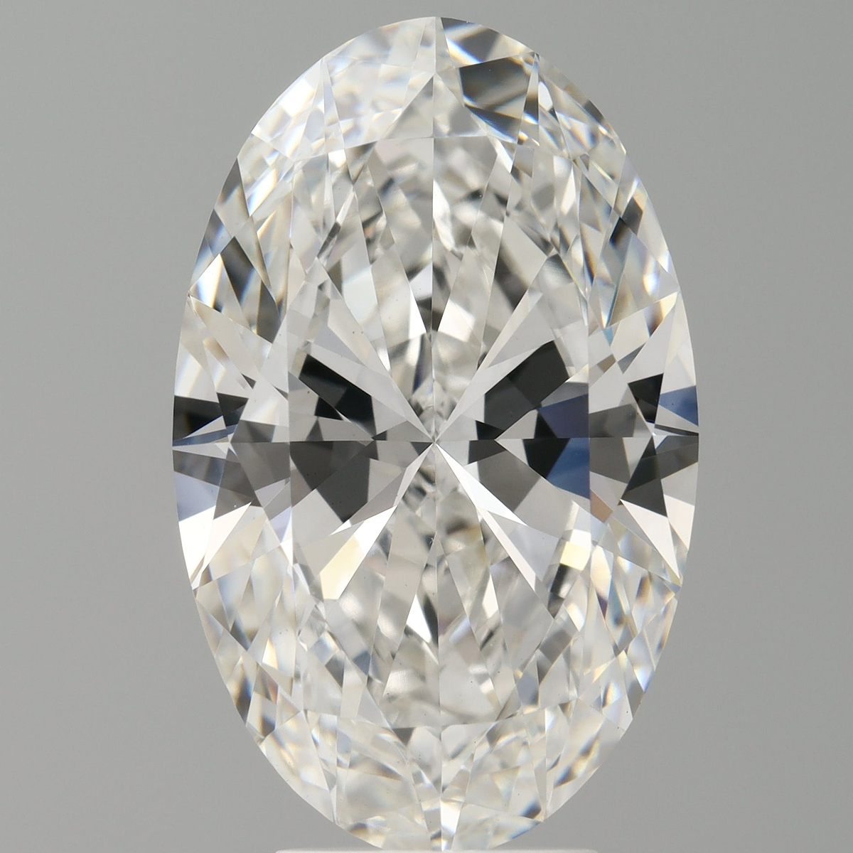 5.52 Carat Oval Shaped, Ideal Cut, E Color, VVS2 Clarity, IGI Certified Lab Grown Diamond