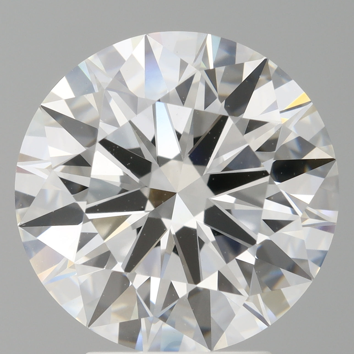 4.09 Carat Round Shaped, Ideal Cut, F Color, VVS2 Clarity, IGI Certified Lab Grown Diamond