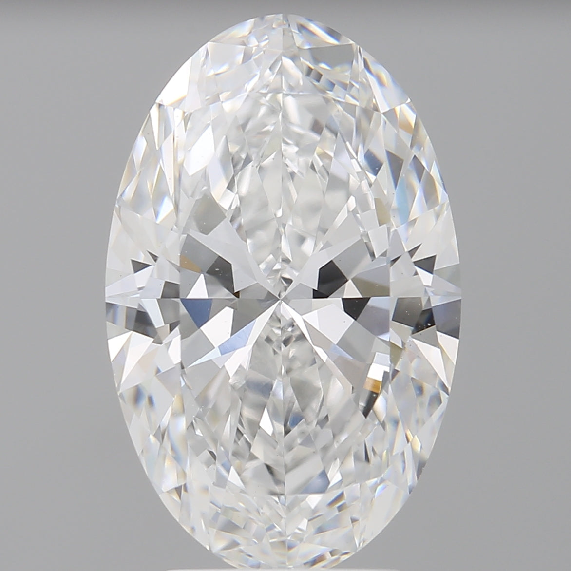 4.08 Carat Oval Shaped, Ideal Cut, E Color, VVS2 Clarity, IGI Certified Lab Grown Diamond