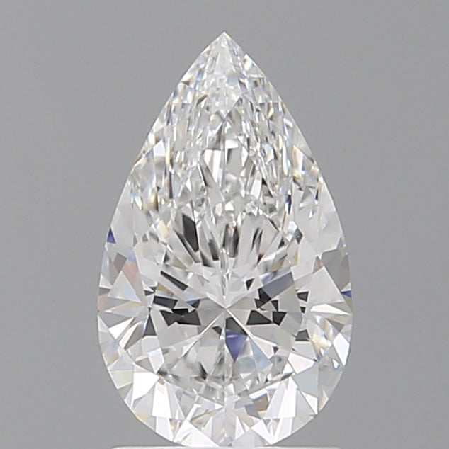 1.58 Carat Pear Shaped, Ideal Cut, D Color, VS1 Clarity, IGI Certified Lab Grown Diamond