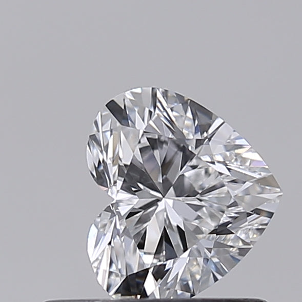 0.52 Carat Heart Shaped, Ideal Cut, D Color, VVS1 Clarity, IGI Certified Lab Grown Diamond