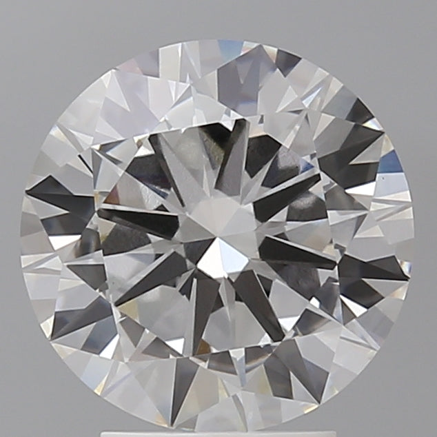 3.55 Carat Round Shaped, Excellent Cut, E Color, VVS2 Clarity, IGI Certified Lab Grown Diamond