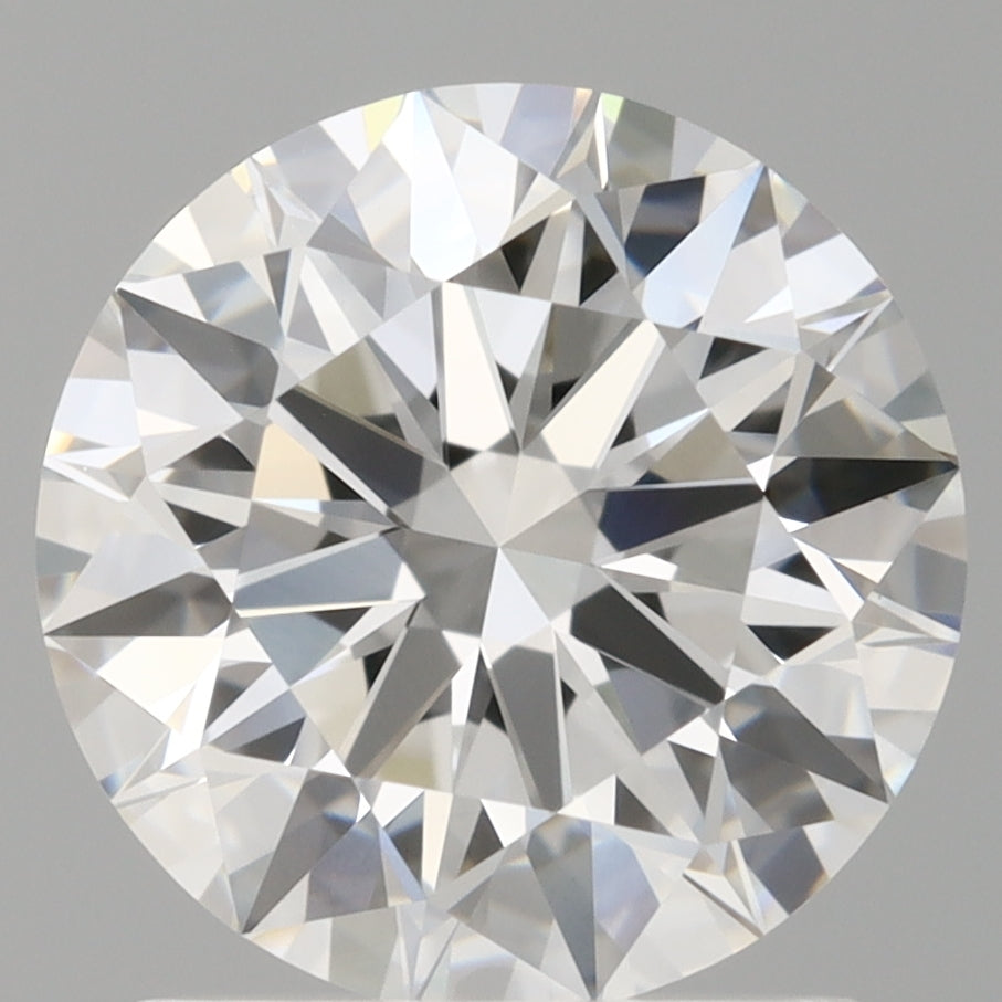 1.59 Carat Round Shaped, Ideal Cut, D Color, VVS2 Clarity, IGI Certified Lab Grown Diamond