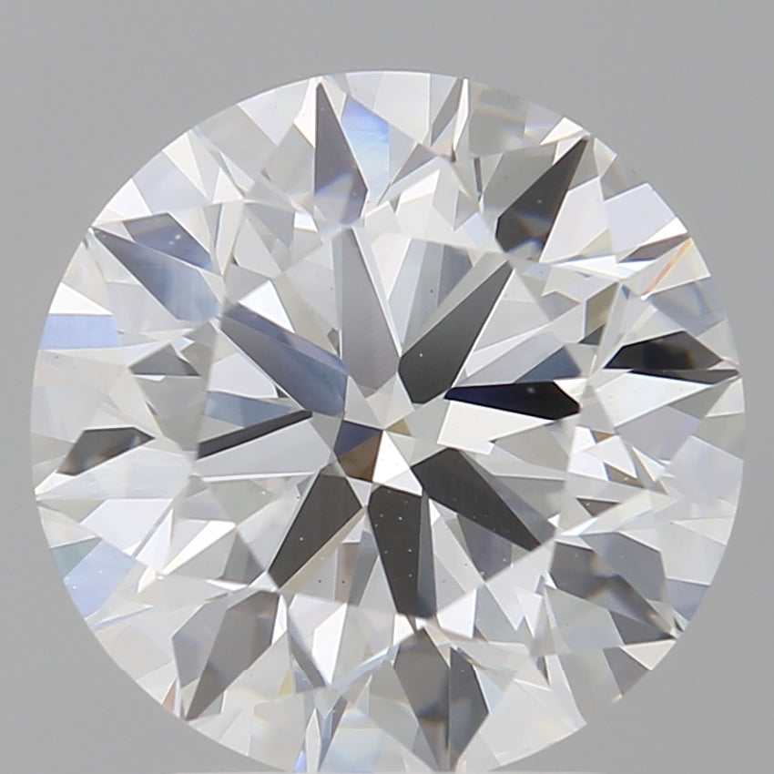 3.01 Carat Round Shaped, Excellent Cut, F Color, VVS2 Clarity, IGI Certified Lab Grown Diamond