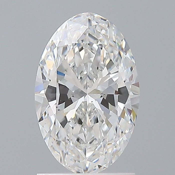 1.53 Carat Oval Shaped, Ideal Cut, D Color, VS2 Clarity, IGI Certified Lab Grown Diamond