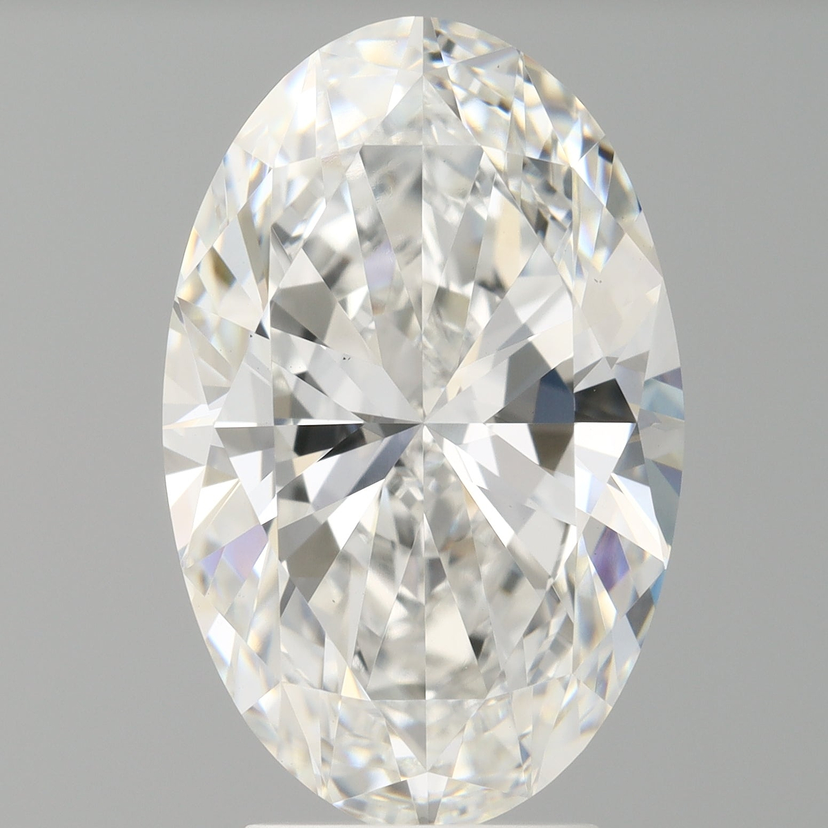 4.08 Carat Oval Shaped, Ideal Cut, E Color, VVS2 Clarity, IGI Certified Lab Grown Diamond