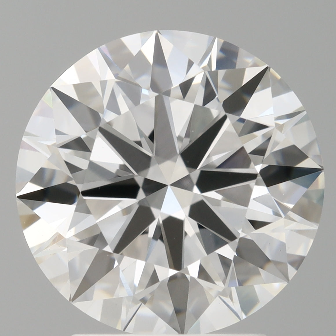 3.07 Carat Round Shaped, Ideal Cut, F Color, VVS2 Clarity, IGI Certified Lab Grown Diamond