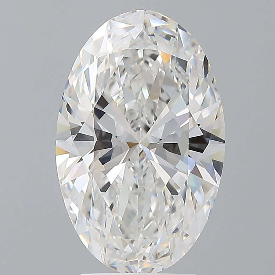 4.07 Carat Oval Shaped, Ideal Cut, E Color, VVS2 Clarity, IGI Certified Lab Grown Diamond