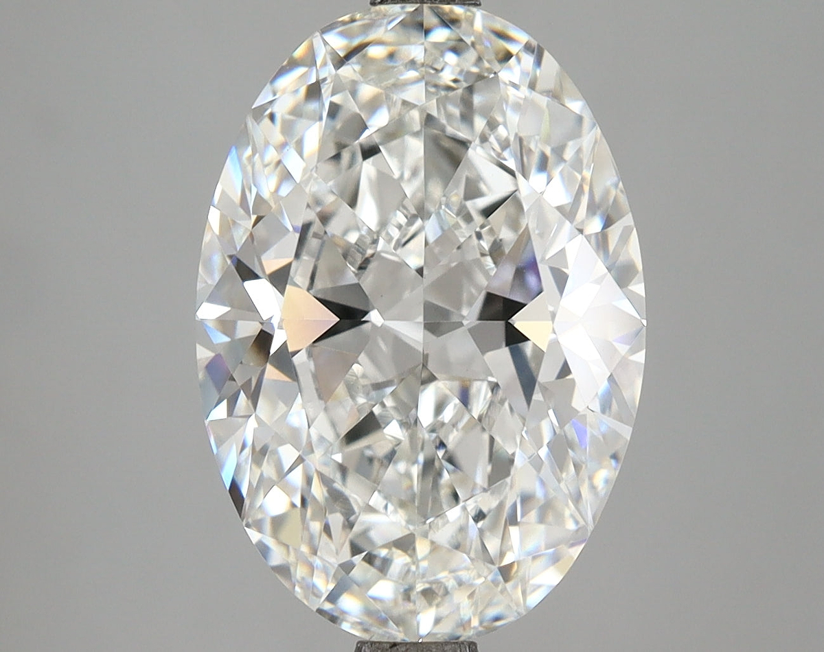 5.77 Carat Oval Shaped, Ideal Cut, F Color, VVS2 Clarity, IGI Certified Lab Grown Diamond