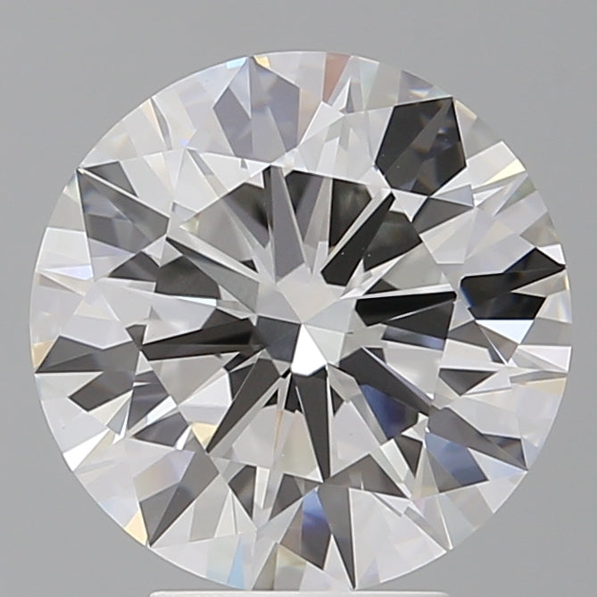 4.54 Carat Round Shaped, Ideal Cut, F Color, VVS2 Clarity, IGI Certified Lab Grown Diamond