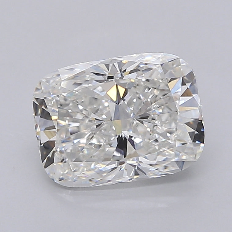2.55 Carat Cushion Shaped, Ideal Cut, G Color, VVS2 Clarity, IGI Certified Lab Grown Diamond