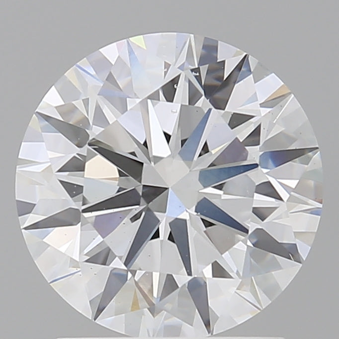 2.00 Carat Round Shaped, Excellent Cut, E Color, VS2 Clarity, IGI Certified Lab Grown Diamond