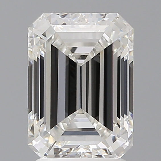 2.55 Carat Emerald Shaped, Ideal Cut, F Color, VVS2 Clarity, IGI Certified Lab Grown Diamond
