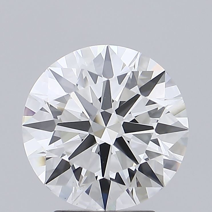 3.31 Carat Round Shaped, Ideal Cut, F Color, VVS2 Clarity, IGI Certified Lab Grown Diamond