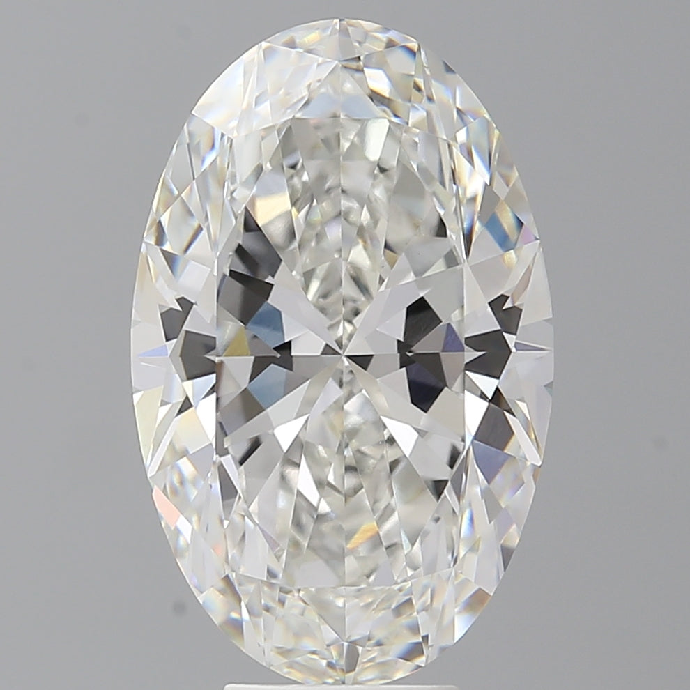 7.59 Carat Oval Shaped, Ideal Cut, F Color, VVS2 Clarity, IGI Certified Lab Grown Diamond