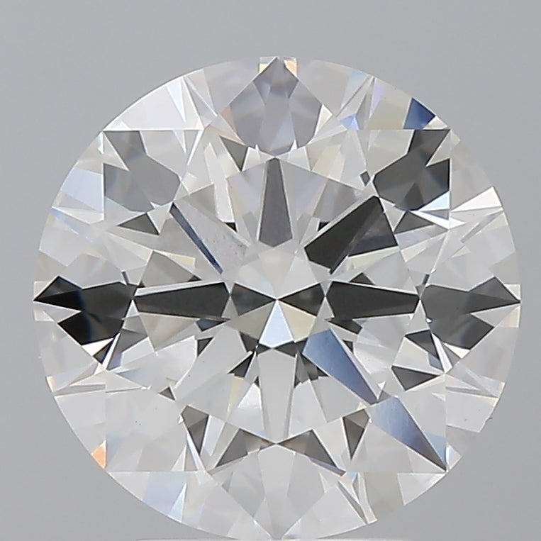 4.10 Carat Round Shaped, Ideal Cut, E Color, VVS2 Clarity, IGI Certified Lab Grown Diamond