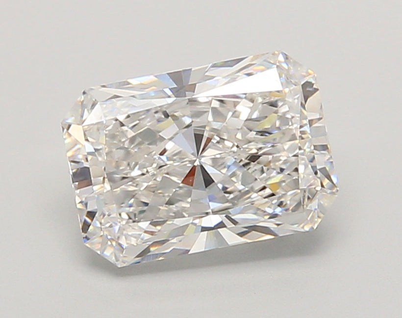 2.01 Carat Radiant Shaped, Ideal Cut, E Color, VVS1 Clarity, IGI Certified Lab Grown Diamond
