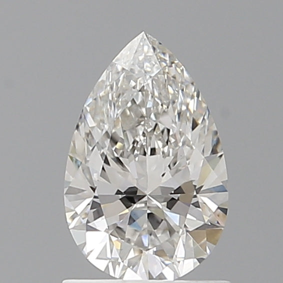 1.07 Carat Pear Shaped, Ideal Cut, F Color, VVS2 Clarity, IGI Certified Lab Grown Diamond