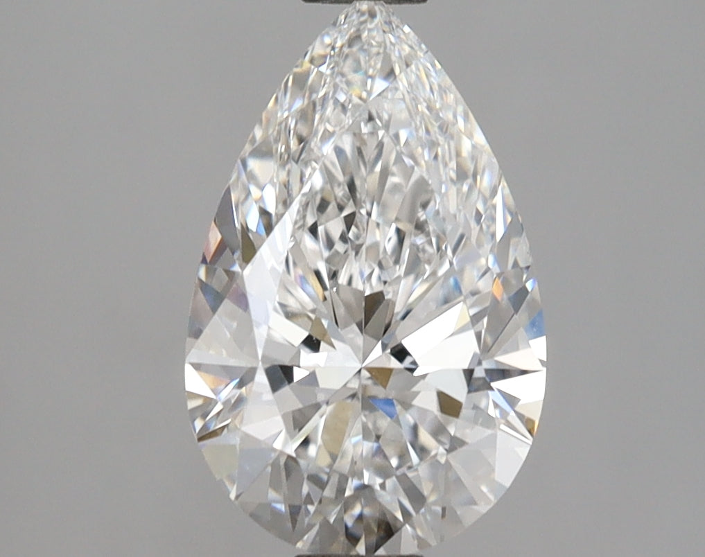 2.09 Carat Pear Shaped, Ideal Cut, D Color, VS1 Clarity, IGI Certified Lab Grown Diamond