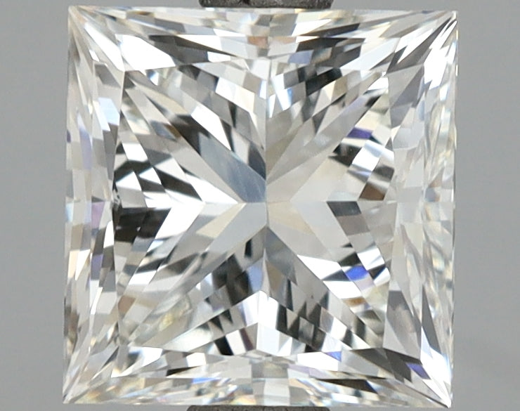 3.02 Carat Princess Shaped, Excellent Cut, G Color, VVS2 Clarity, IGI Certified Lab Grown Diamond