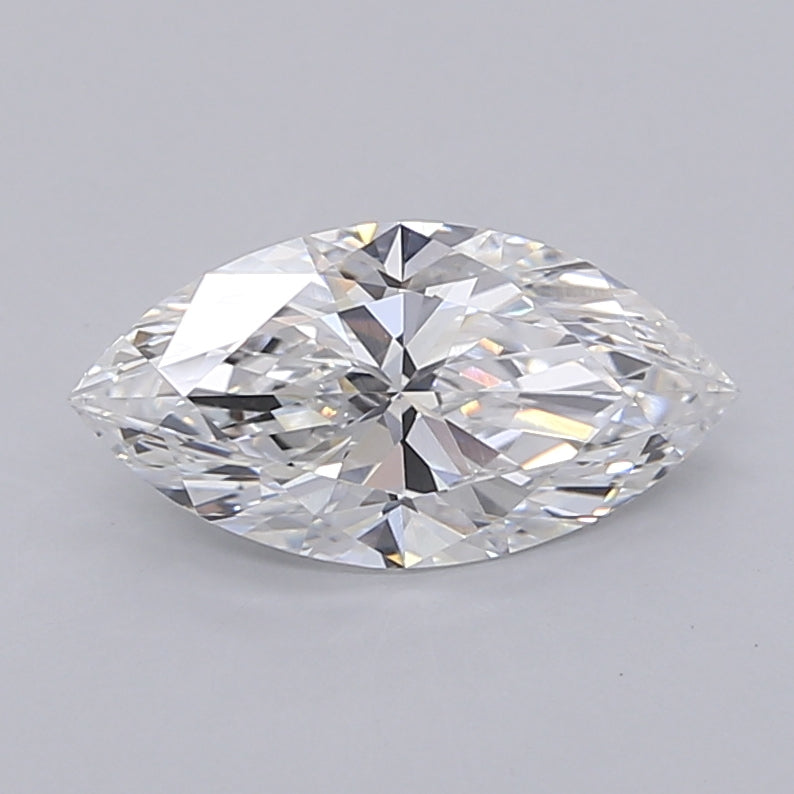 1.53 Carat Marquise Shaped, Ideal Cut, D Color, VVS2 Clarity, IGI Certified Lab Grown Diamond