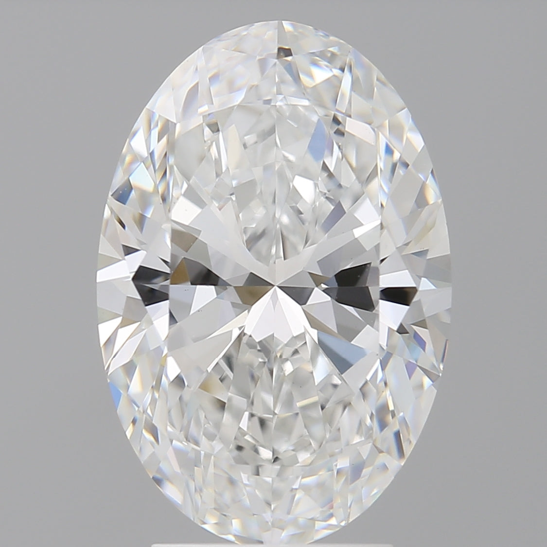 4.06 Carat Oval Shaped, Ideal Cut, E Color, VVS2 Clarity, IGI Certified Lab Grown Diamond