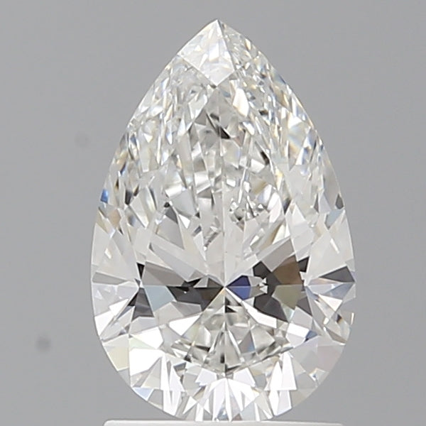 1.56 Carat Pear Shaped, Ideal Cut, E Color, VVS2 Clarity, IGI Certified Lab Grown Diamond