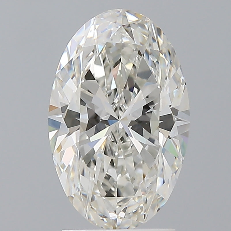 2.59 Carat Oval Shaped, Ideal Cut, F Color, VVS2 Clarity, IGI Certified Lab Grown Diamond