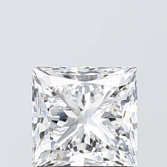 1.52 Carat Princess Shaped, Excellent Cut, E Color, VS1 Clarity, IGI Certified Lab Grown Diamond