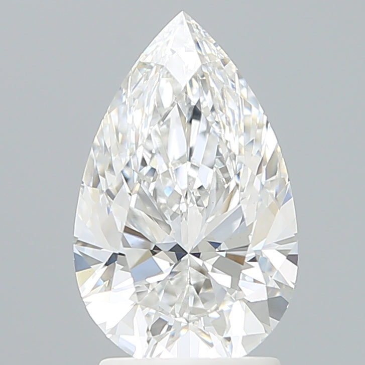 2.38 Carat Pear Shaped, Ideal Cut, E Color, VVS2 Clarity, IGI Certified Lab Grown Diamond
