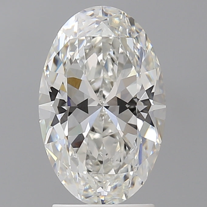 2.60 Carat Oval Shaped, Excellent Cut, F Color, VVS2 Clarity, IGI Certified Lab Grown Diamond
