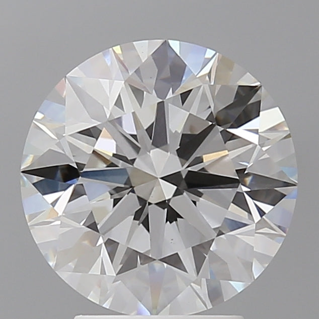 3.55 Carat Round Shaped, Ideal Cut, E Color, VVS2 Clarity, IGI Certified Lab Grown Diamond