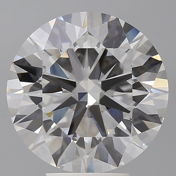 5.58 Carat Round Shaped, Ideal Cut, E Color, VVS2 Clarity, IGI Certified Lab Grown Diamond
