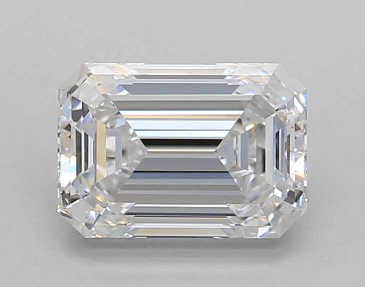 1.51 Carat Emerald Shaped, Excellent Cut, D Color, VVS2 Clarity, IGI Certified Lab Grown Diamond