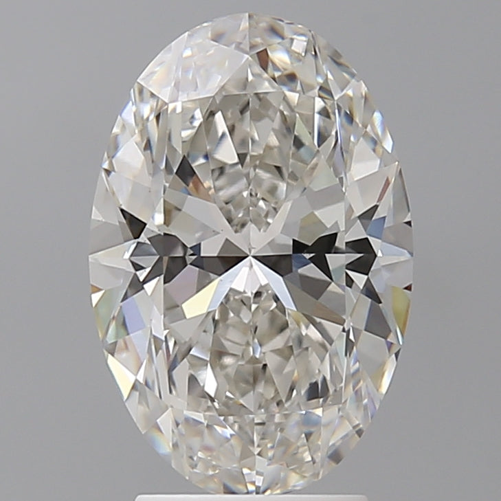 3.53 Carat Oval Shaped, Ideal Cut, G Color, VVS2 Clarity, IGI Certified Lab Grown Diamond