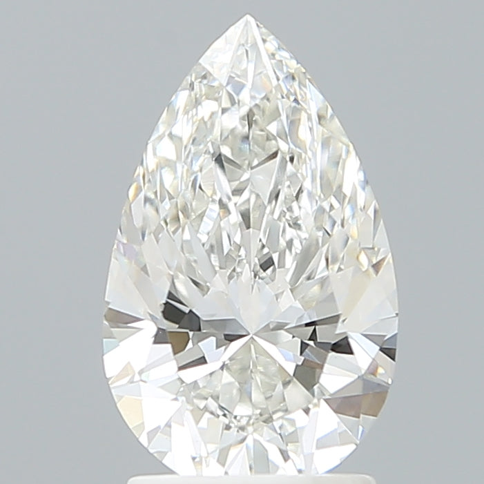 2.09 Carat Pear Shaped, Ideal Cut, F Color, VVS2 Clarity, IGI Certified Lab Grown Diamond