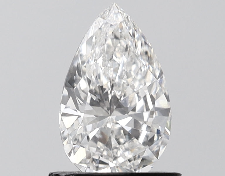 1.03 Carat Pear Shaped, Excellent Cut, E Color, VVS2 Clarity, IGI Certified Lab Grown Diamond