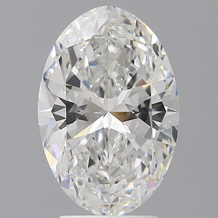 3.56 Carat Oval Shaped, Ideal Cut, E Color, VVS2 Clarity, IGI Certified Lab Grown Diamond