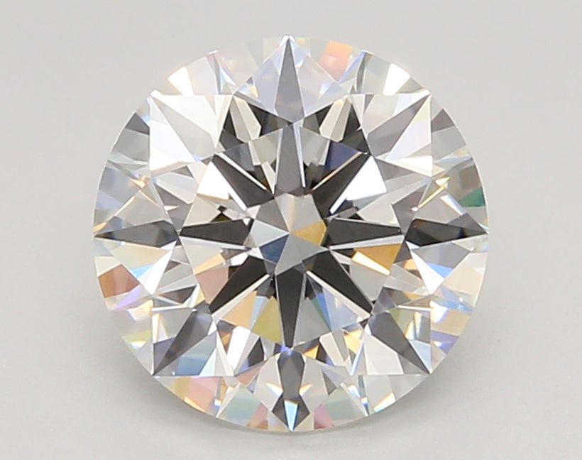 3.03 Carat Round Shaped, Ideal Cut, F Color, VVS2 Clarity, IGI Certified Lab Grown Diamond