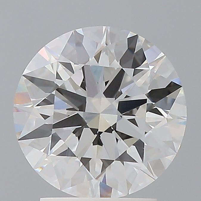 2.57 Carat Round Shaped, Ideal Cut, E Color, VVS2 Clarity, IGI Certified Lab Grown Diamond
