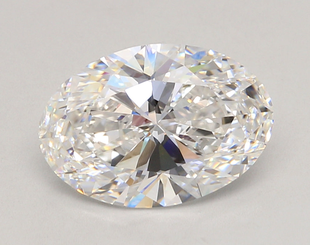 4.02 Carat Oval Shaped, Ideal Cut, D Color, VVS1 Clarity, IGI Certified Lab Grown Diamond