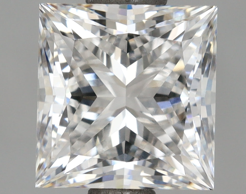 2.14 Carat Princess Shaped, Excellent Cut, E Color, VVS1 Clarity, IGI Certified Lab Grown Diamond
