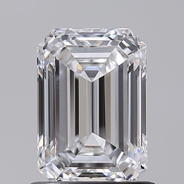 1.02 Carat Emerald Shaped, Ideal Cut, D Color, IF Clarity, IGI Certified Lab Grown Diamond