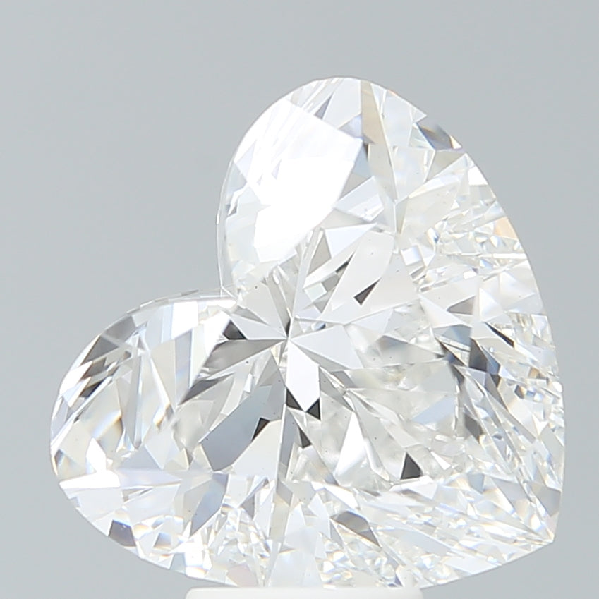 7.99 Carat Heart Shaped, Ideal Cut, F Color, VS1 Clarity, IGI Certified Lab Grown Diamond