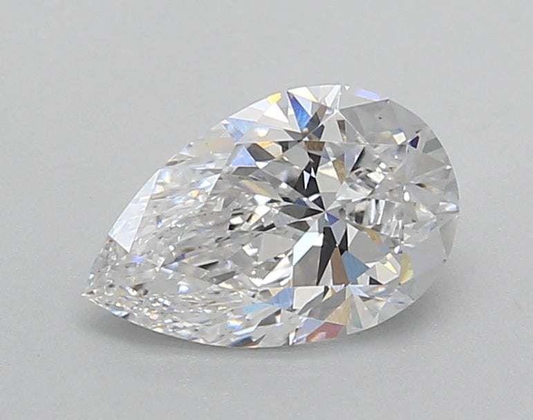 1.11 Carat Pear Shaped, Very Good Cut, D Color, VVS2 Clarity, IGI Certified Lab Grown Diamond